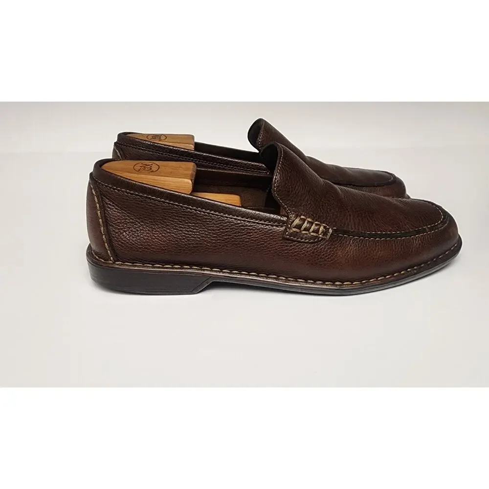 Rockport AMP24674 Kinetic Air Circulation Men's Brown Leather Loafer Shoes 10.5M